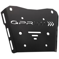 Top case GPR TECH compatible with  Honda Transalp 750  2023/2024 e5 GPR TECH Top case in aluminum, black color with specific plate included Capacity 55 LT.