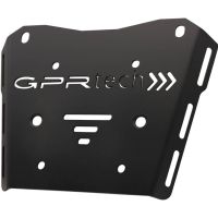 Top case GPR TECH compatible with  Honda Transalp 750  2023/2024 e5 GPR TECH Top case in aluminum, black color with specific plate included Capacity 55 LT.