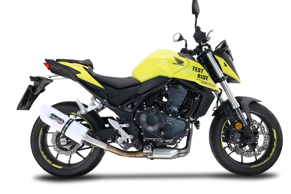 Egzoz ile uyumlu Honda CB 750 Hornet 2023-2024, Albus Evo4, Egzoz yasal, onaylı, çıkarılabilir db killer ve bağlantı borulu susturucu 
