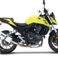 Egzoz ile uyumlu Honda CB 750 Hornet 2023-2024, Albus Evo4, Egzoz yasal, onaylı, çıkarılabilir db killer ve bağlantı borulu susturucu 