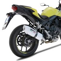 Egzoz ile uyumlu Honda CB 750 Hornet 2023-2024, Albus Evo4, Egzoz yasal, onaylı, çıkarılabilir db killer ve bağlantı borulu susturucu 