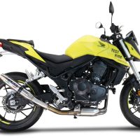 Egzoz ile uyumlu Honda CB 750 Hornet 2023-2024, Deeptone Inox, Egzoz yasal, onaylı, çıkarılabilir db killer ve bağlantı borulu susturucu 