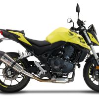GPR exhaust compatible with  Honda CB 750 Hornet  2023-2024, New Grand Prix Evo Titanium, Homologated legal slip-on exhaust including removable db killer and link pipe 