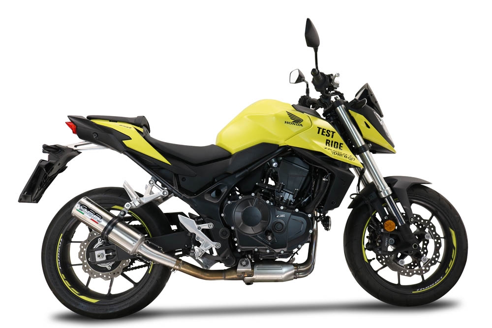 Egzoz ile uyumlu Honda CB 750 Hornet 2023-2024, M3 Inox , Egzoz yasal, onaylı, çıkarılabilir db killer ve bağlantı borulu susturucu 
