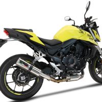 Egzoz ile uyumlu Honda CB 750 Hornet 2023-2024, M3 Inox , Egzoz yasal, onaylı, çıkarılabilir db killer ve bağlantı borulu susturucu 