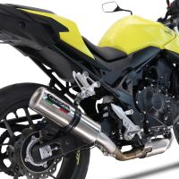 Egzoz ile uyumlu Honda CB 750 Hornet 2023-2024, M3 Inox , Egzoz yasal, onaylı, çıkarılabilir db killer ve bağlantı borulu susturucu 