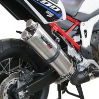 Egzoz ile uyumlu Honda Crf 1000 L Africa Twin 2015-2017, Dual Inox, Egzoz yasal, onaylı, çıkarılabilir db killer ve bağlantı borulu susturucu 