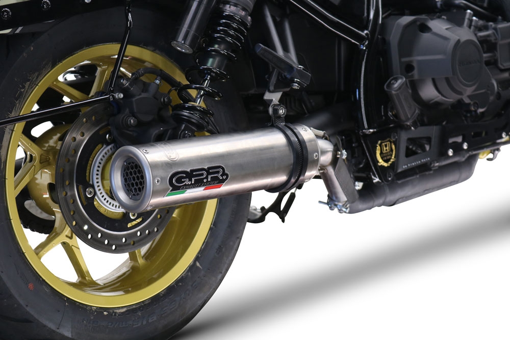 Egzoz ile uyumlu Honda Cmx 1100 Rebel 2021-2024, M3 Inox , Egzoz yasal, onaylı, çıkarılabilir db killer ve bağlantı borulu susturucu 