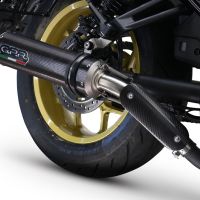 Egzoz ile uyumlu Honda Cmx 1100 Rebel 2021-2024, M3 Poppy , Egzoz yasal, onaylı, çıkarılabilir db killer ve bağlantı borulu susturucu 