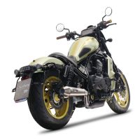 Egzoz ile uyumlu Honda Cmx 1100 Rebel 2021-2024, Ultracone, Egzoz yasal, onaylı, çıkarılabilir db killer ve bağlantı borulu susturucu 
