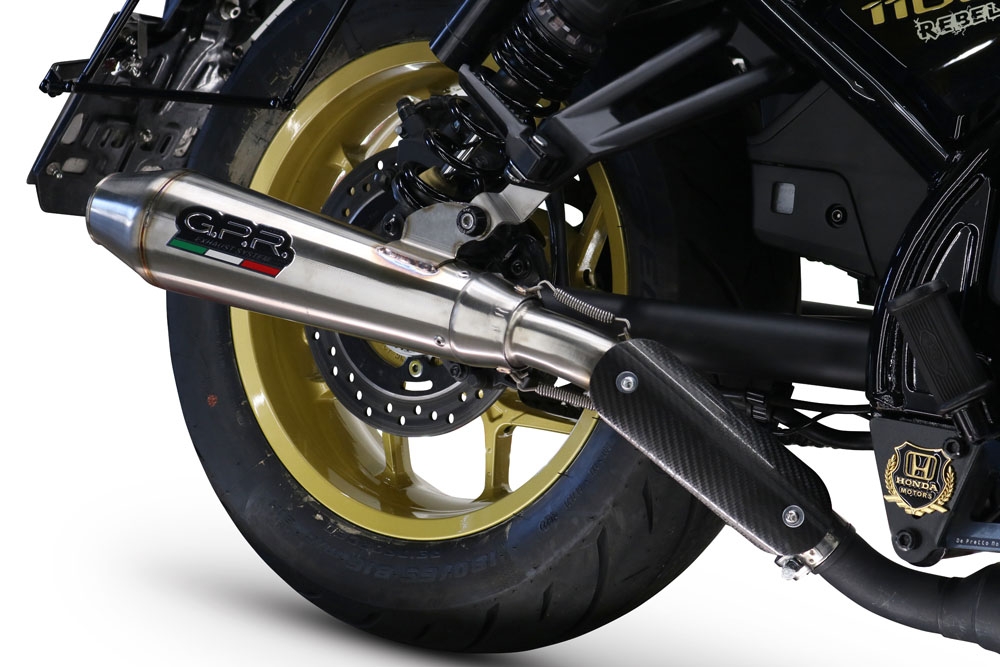 Egzoz ile uyumlu Honda Cmx 1100 Rebel 2021-2024, Ultracone, Egzoz yasal, onaylı, çıkarılabilir db killer ve bağlantı borulu susturucu 