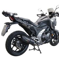 Egzoz ile uyumlu Honda Nc 750 X - S Dct 2021-2023, Furore Evo4 Nero, Egzoz yasal, onaylı, çıkarılabilir db killer ve bağlantı borulu susturucu 