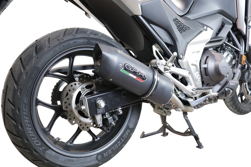 Egzoz ile uyumlu Honda Nc 750 X - S Dct 2021-2023, Furore Evo4 Nero, Egzoz yasal, onaylı, çıkarılabilir db killer ve bağlantı borulu susturucu 