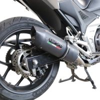 Egzoz ile uyumlu Honda Nc 750 X - S Dct 2021-2023, Furore Evo4 Nero, Egzoz yasal, onaylı, çıkarılabilir db killer ve bağlantı borulu susturucu 