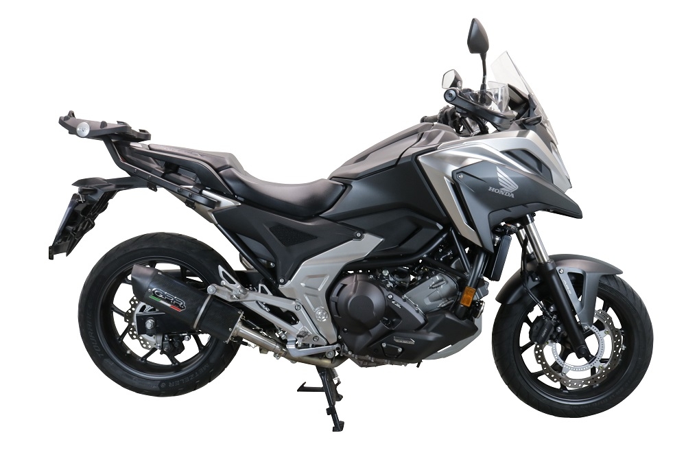Egzoz ile uyumlu Honda Nc 750 X - S Dct 2021-2023, Furore Evo4 Poppy, Egzoz yasal, onaylı, çıkarılabilir db killer ve bağlantı borulu susturucu 