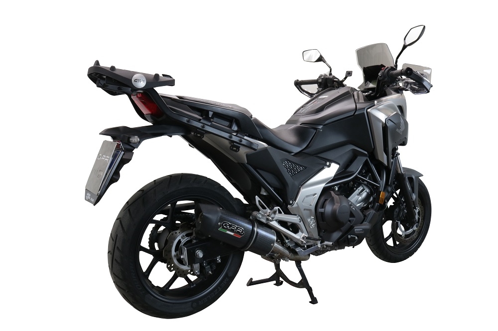Egzoz ile uyumlu Honda Nc 750 X - S Dct 2021-2023, Furore Evo4 Poppy, Egzoz yasal, onaylı, çıkarılabilir db killer ve bağlantı borulu susturucu 