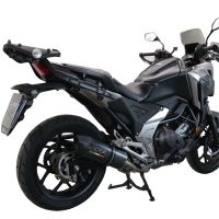 Egzoz ile uyumlu Honda Nc 750 X - S Dct 2021-2023, Furore Evo4 Poppy, Egzoz yasal, onaylı, çıkarılabilir db killer ve bağlantı borulu susturucu 