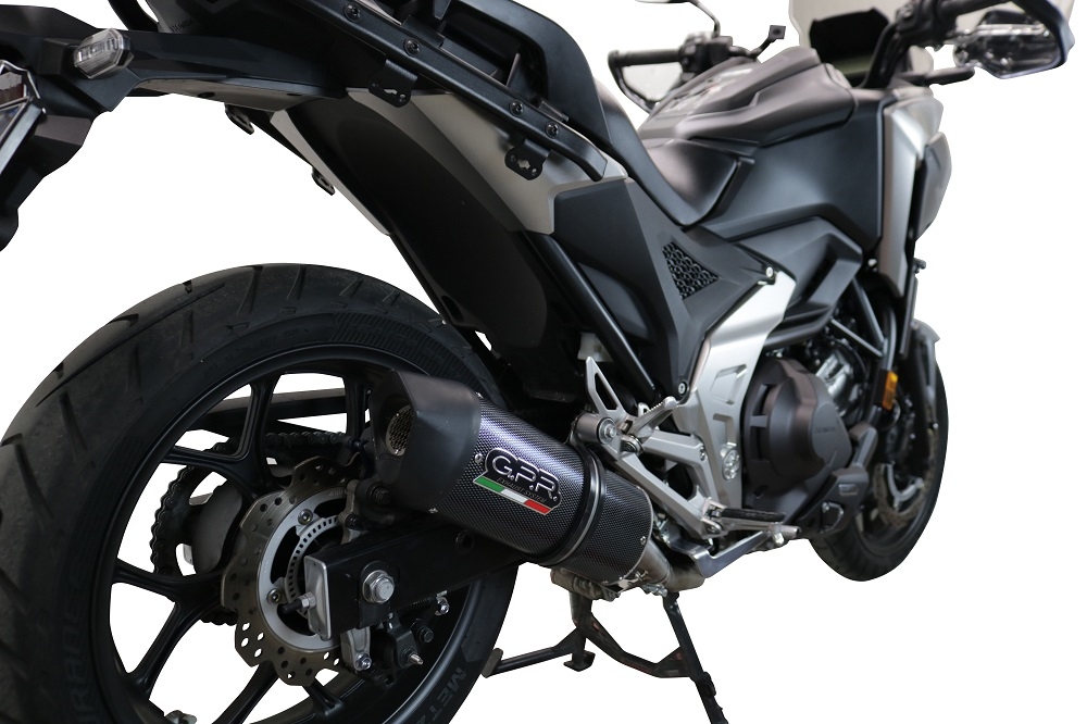 Egzoz ile uyumlu Honda Nc 750 X - S Dct 2021-2023, Furore Evo4 Poppy, Egzoz yasal, onaylı, çıkarılabilir db killer ve bağlantı borulu susturucu 