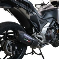 Egzoz ile uyumlu Honda Nc 750 X - S Dct 2021-2023, Furore Evo4 Poppy, Egzoz yasal, onaylı, çıkarılabilir db killer ve bağlantı borulu susturucu 