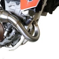 Egzoz ile uyumlu Ktm XC-F 350 2016-2018, Pentacross Inox, Motokros sitem ile FIM Dbkiller Tam hat, susturucu artı toplayıcı 