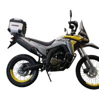 Topkoffer GPR TECH compatibel met  Voge 300Rally 2022/2024 e5 Alüminyum üst çanta, özel plaka dahil gümüş rengi Kapasite Litre 26