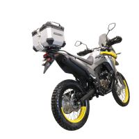 Topkoffer GPR TECH compatibel met  Voge 300Rally 2022/2024 e5 Alüminyum üst çanta, özel plaka dahil gümüş rengi Kapasite Litre 26