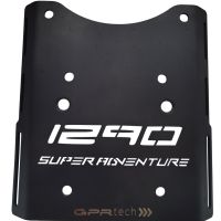 Topkoffer GPR TECH compatibel met  Husqvarna Norden 901 2022/2024 e5 Alüminyum üst kasa, siyah renk ve özel plaka dahildir Kapasite Litre 55