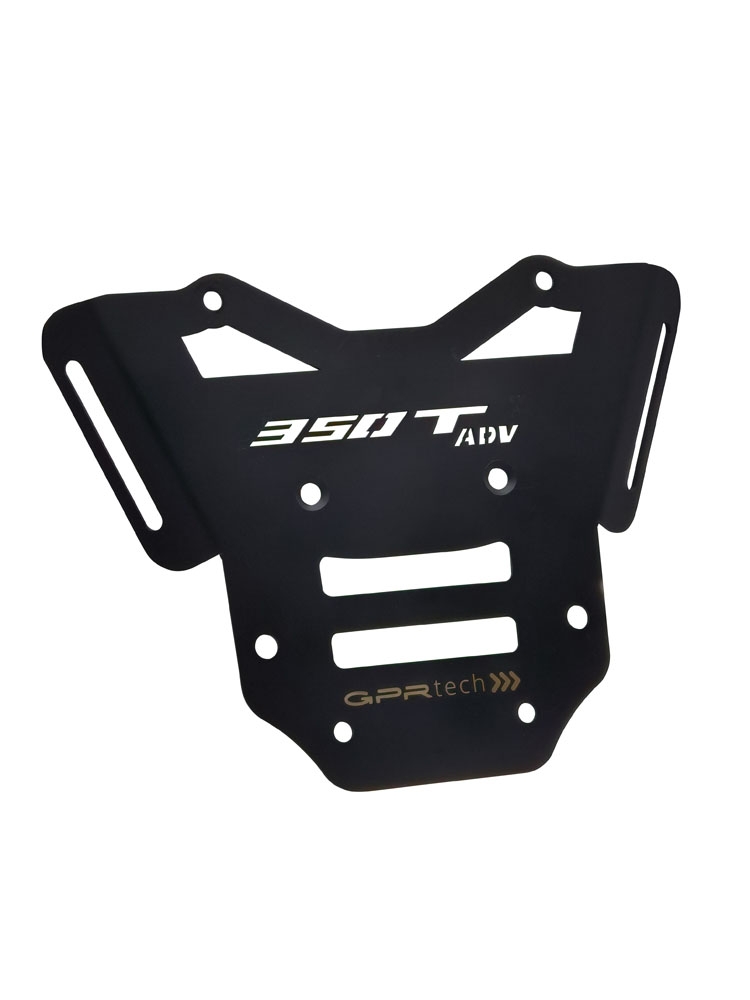 Topkoffer GPR TECH compatibel met  Zontes 350 T1 ADV 2022/2024 e5 Alüminyum üst kasa, siyah renk ve özel plaka dahildir Kapasite Litre 45
