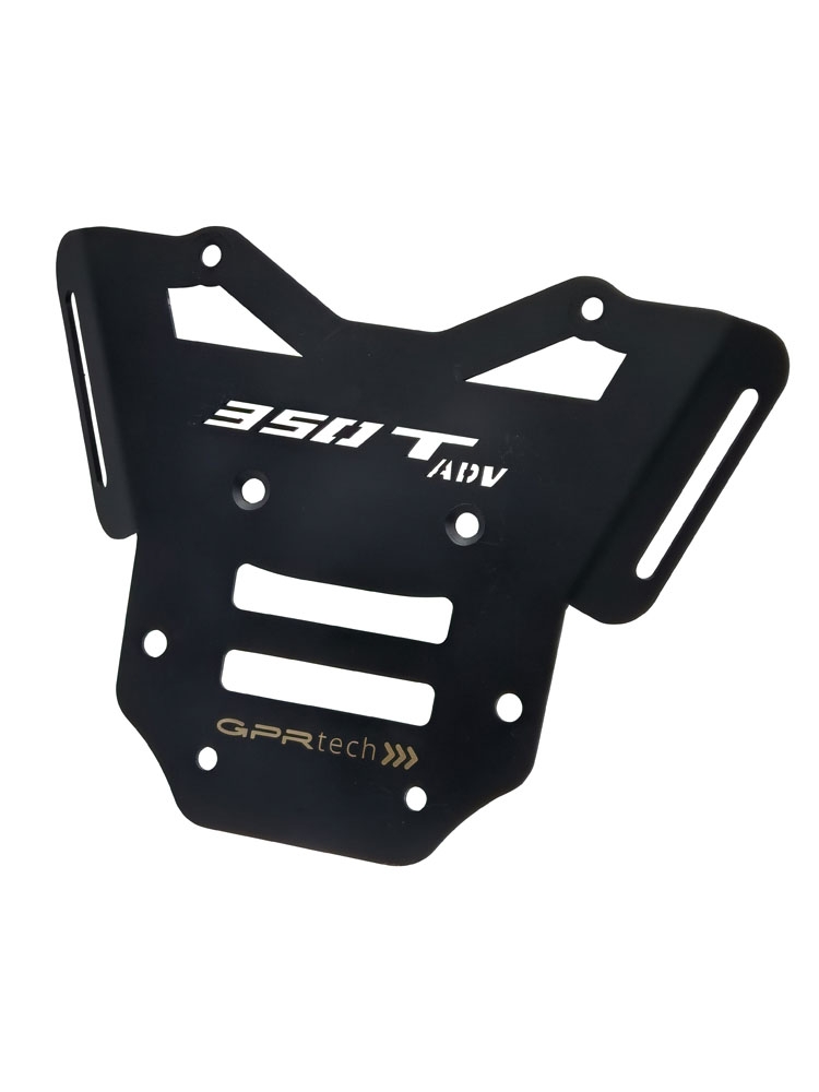 Topkoffer GPR TECH compatibel met  Zontes 350 T1 ADV 2022/2024 e5 Alüminyum üst kasa, siyah renk ve özel plaka dahildir Kapasite Litre 45