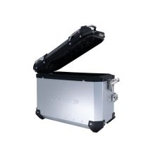 GPR TECH compatible with  Benelli Trk 502 X 2021/2024 e5 GPR TECH Pair of side cases aluminum made, silver color with specific pannier holder Capacity 38 LT. + 38 LT.