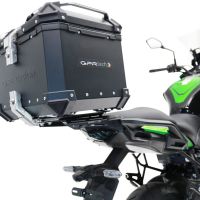 GPR TECH compatibel met  Kawasaki Versys 650 2023/2024 e5 plus Alüminyum üst kasa, siyah renk ve özel plaka dahildir Kapasite Litre 55