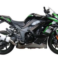 Egzoz ile uyumlu Kawasaki Ninja 1000 Sx 2020-2020, Albus Evo4, Egzoz yasal, onaylı, çıkarılabilir db killer ve bağlantı borulu susturucu 