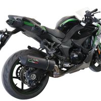 Egzoz ile uyumlu Kawasaki Ninja 1000 Sx 2021-2024, Furore Evo4 Nero, Egzoz yasal, onaylı, çıkarılabilir db killer ve bağlantı borulu susturucu 