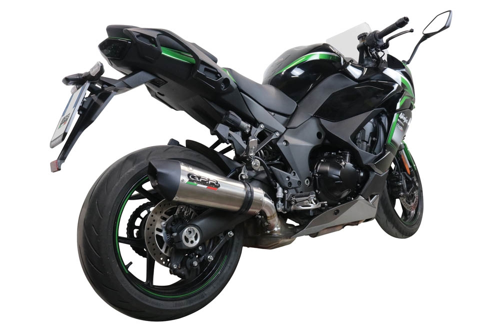 Egzoz GPR ile uyumlu  Kawasaki Ninja 1000 Sx 2021-2024, New Grand Prix Evo Titanium, Yarış Sistemi  Susturucu ve özel bağlantı borusu 