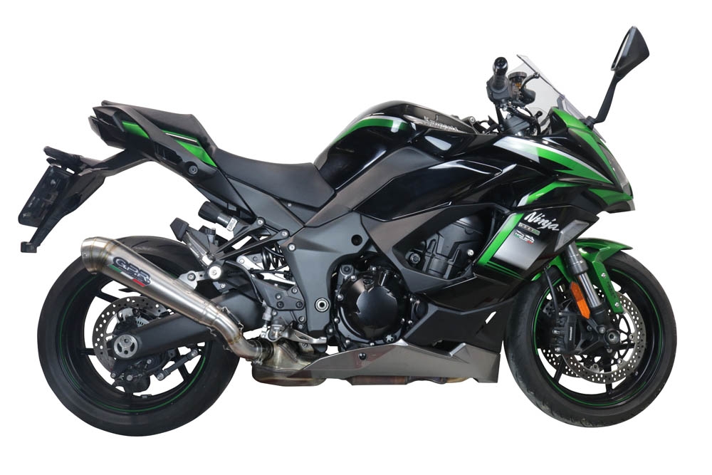 Egzoz ile uyumlu Kawasaki Ninja 1000 Sx 2020-2020, Powercone Evo, Egzoz yasal, onaylı, çıkarılabilir db killer ve bağlantı borulu susturucu 