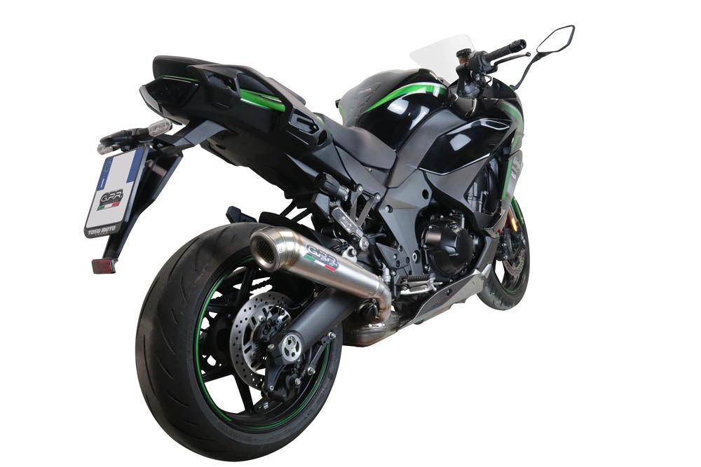 Egzoz ile uyumlu Kawasaki Ninja 1000 Sx 2020-2020, Powercone Evo, Egzoz yasal, onaylı, çıkarılabilir db killer ve bağlantı borulu susturucu 