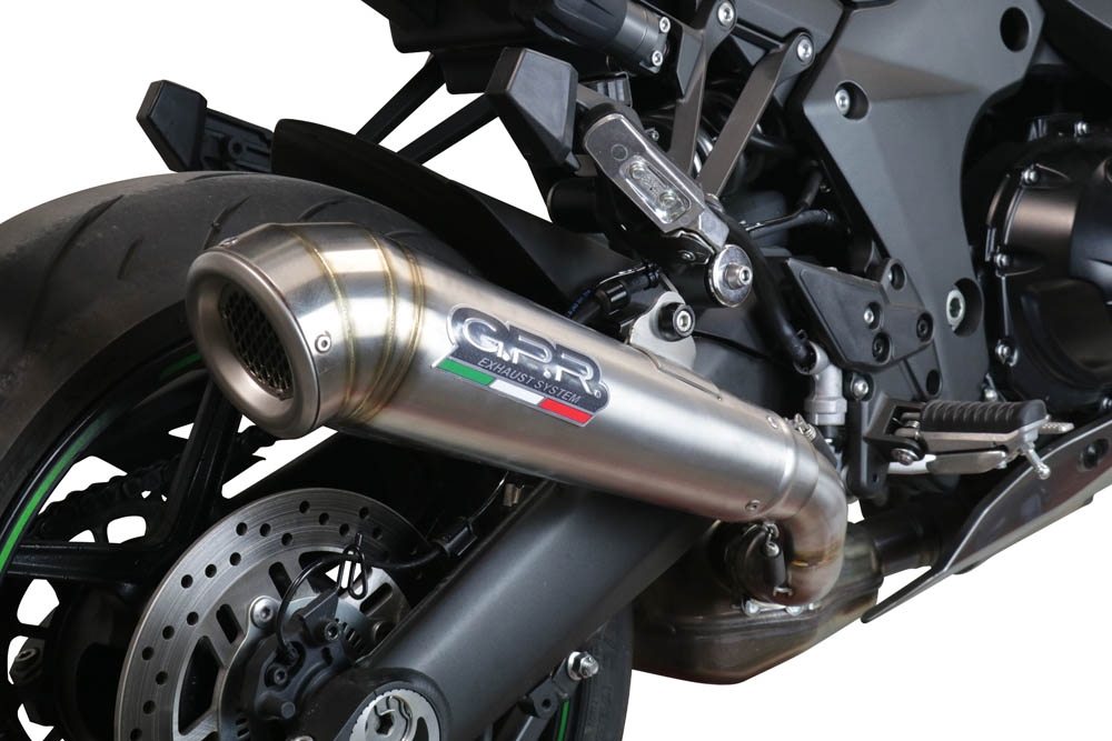 Egzoz ile uyumlu Kawasaki Ninja 1000 Sx 2020-2020, Powercone Evo, Egzoz yasal, onaylı, çıkarılabilir db killer ve bağlantı borulu susturucu 