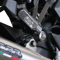 Egzoz ile uyumlu Kawasaki Ninja 1000 Sx 2020-2020, Powercone Evo, Egzoz yasal, onaylı, çıkarılabilir db killer ve bağlantı borulu susturucu 