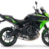 Egzoz GPR ile uyumlu  Kawasaki Versys 650 2017-2020, New Grand Prix Evo Titanium, Yalnızca gürültü için onaylanan sistem, AB dışındaki pazarlar için geçerlidir Tam hat, susturucu artı toplayıcı 