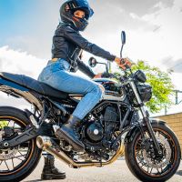 Egzoz ile uyumlu Kawasaki Z 650 RS 2021-2023, Powercone Evo, Yarış Sistemi Tam hat, susturucu artı toplayıcı 