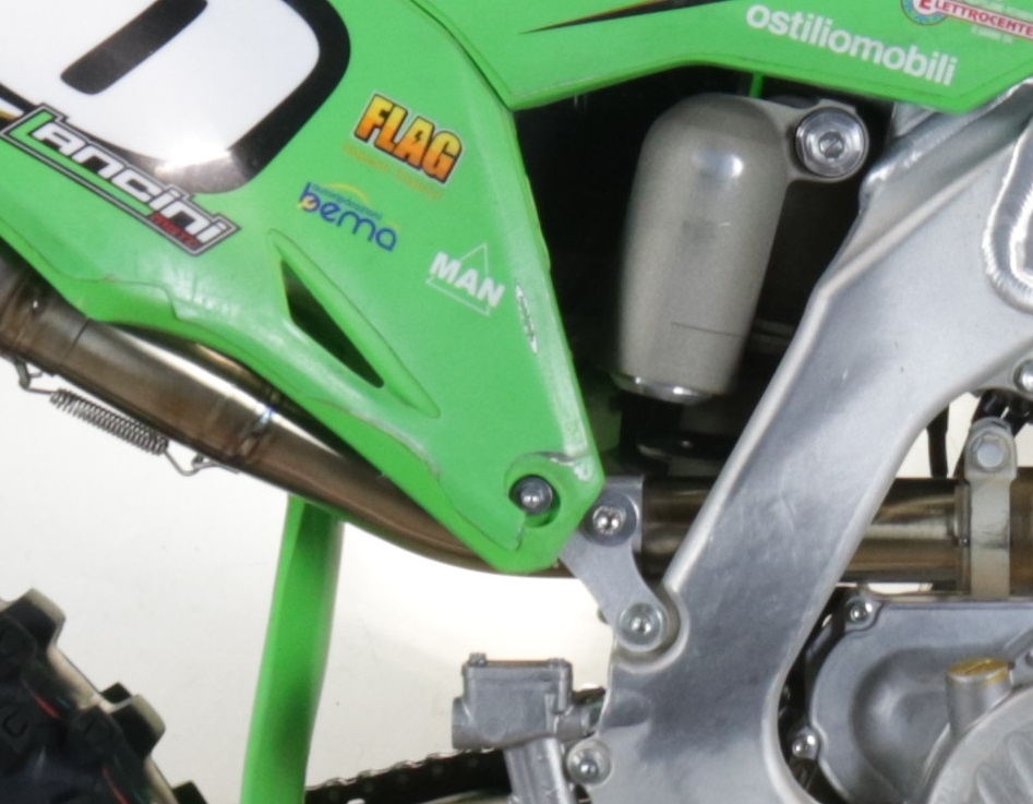 Egzoz ile uyumlu Kawasaki KX 250 X 2021-2022, Pentacross FULL Titanium, Yarış Sistemi Susturucu ve özel bağlantı borusu 