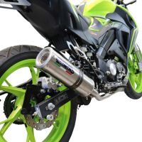 Egzoz ile uyumlu Keeway Rkf 125 2018-2020, M3 Inox , Yalnızca gürültü için onaylanan sistem, AB dışındaki pazarlar için geçerlidir Tam hat, susturucu artı toplayıcı 
