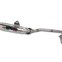 Exhaust compatible with Kawasaki KLX 110 / 110 L 2003-2025, Deeptone Inox, Racing full system exhaust, including removable db killer/spark arrestor 