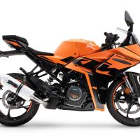 Egzoz ile uyumlu Ktm Rc 390 2022-2024, Albus Evo4, Egzoz yasal, onaylı, çıkarılabilir db killer ve bağlantı borulu susturucu 