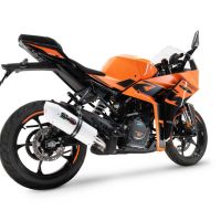 Egzoz ile uyumlu Ktm Rc 390 2022-2024, Albus Evo4, Egzoz yasal, onaylı, çıkarılabilir db killer ve bağlantı borulu susturucu 