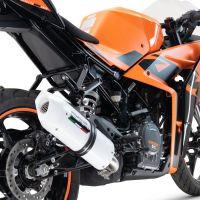 Egzoz ile uyumlu Ktm Rc 390 2022-2024, Albus Evo4, Egzoz yasal, onaylı, çıkarılabilir db killer ve bağlantı borulu susturucu 