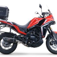 GPR TECH compatible with  Moto Morini X-CAPE 650 2021/2024 e5 GPR TECH Top case in aluminum, black color with specific plate included Capacity 35 LT.