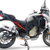 Egzoz ile uyumlu Ducati Multistrada V4 - S 2022-2024, Albus Evo4, Egzoz yasal, onaylı, çıkarılabilir db killer ve bağlantı borulu susturucu 