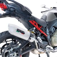 Egzoz ile uyumlu Ducati Multistrada V4 - S 2022-2024, Albus Evo4, Egzoz yasal, onaylı, çıkarılabilir db killer ve bağlantı borulu susturucu 