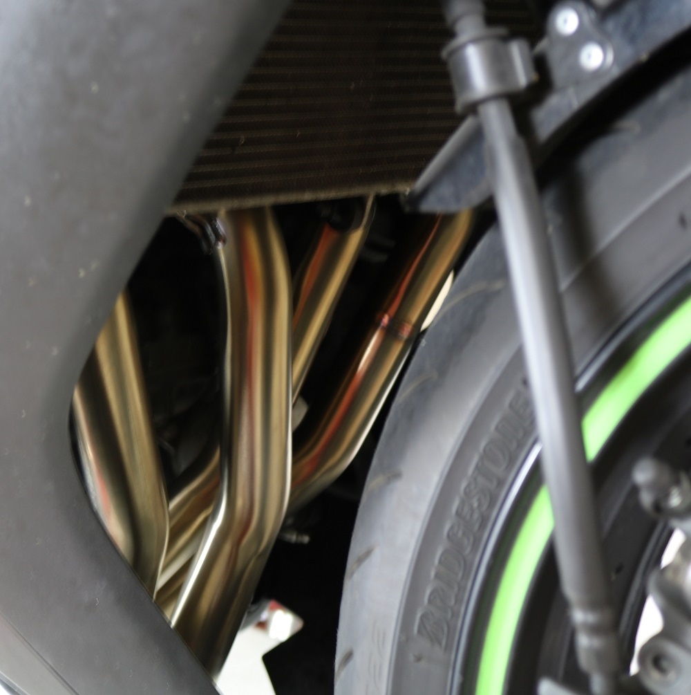 Egzoz ile uyumlu Kawasaki Ninja 1000 Sx 2021-2024, Decatalizzatore, Yarış Sistemi Katalizörü ortadan kaldırmak için boru sistemir 